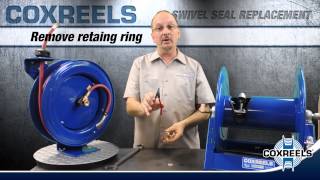 How to replace swivel seals on a reel  COXREELS [upl. by Cyrano]