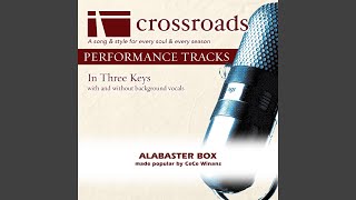 Alabaster Box Performance Track with Background Vocals in G [upl. by Ylirama]