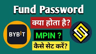 Bybit Exchange Fund Password kaise banaye  MPIN kya hai  Bybit fund Password AllBTCGR [upl. by Cung]