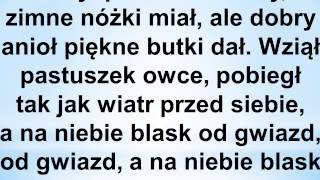 Bosy pastuszek karaoke tekst podkład instrumental niska tonacja [upl. by Ehrman]