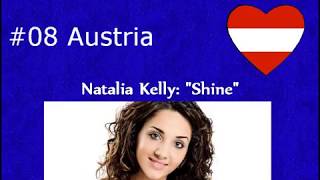 Eurovision 2013  my top 16 so far 16022013 [upl. by Aisilef]