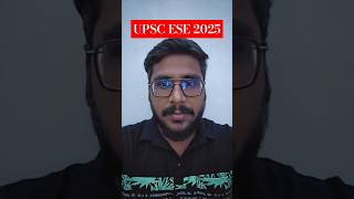 UPSC ESE 2025 Last Date  Apply panitengala upsc upscese last shorts [upl. by Anaujahs]