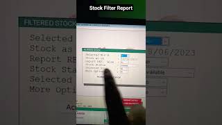 stock filter report in marg erp software in hindi margerp billingsoftware accounting gstsoftware [upl. by Calore]