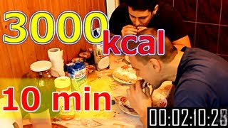 Na Ratunek Ekto 3000kcal w 10 minut  masa dla Ektomorfika [upl. by Lassiter90]