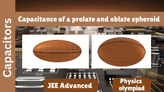 Capacitance of prolate and oblate conducting spheroids  Capacitors [upl. by Andriana742]