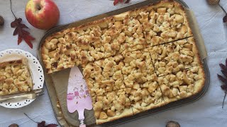 VEGANER APFELKUCHEN  schnell und mega lecker [upl. by Esinereb]