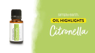 Benefits of Citronella Essential Oil [upl. by Down869]