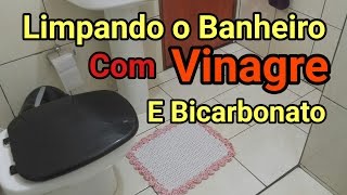 COMO LIMPAR BANHEIRO USANDO VINAGRE E BICARBONATO [upl. by Sammons327]