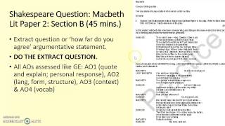 Macbeth Analysis Act 3 Sc1 OCR [upl. by Hplodnar305]