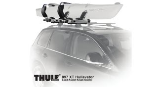 Thule Hullavator Kayak Carrier  Install [upl. by Anyer]