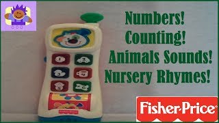 1999 Fisher Price Learning Numbers and shapes Musical Toy Phone [upl. by Aeel]