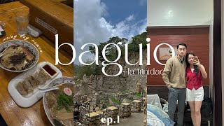 baguio travel vlog  ep 1  burnham park strawberry farm igorot stone kingdom ramen date [upl. by Ut]