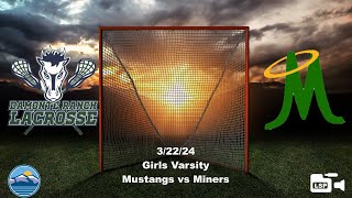 32224 HSLL Girls Varsity Damonte Ranch vs Bishop Manogue [upl. by Nerrad160]