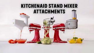 5 Best KitchenAid Stand Mixer Attachments You Can Buy [upl. by Ahsenyt898]