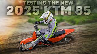 Testing the BRAND NEW 2025 KTM 85 SX [upl. by Idalla]