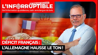 Déficit français  l’Allemagne hausse le ton [upl. by Smitty]