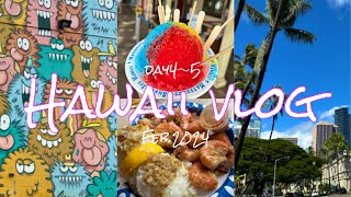 旅行Vlog 🇺🇸ハワイ旅行 5泊7日 vol2｜6年ぶりのハワイ｜2024年2月最新！｜ワイキキ｜カカアコ｜ハレイワ｜パタゴニア｜レンタカー｜HAWAII trip [upl. by Ydaj]