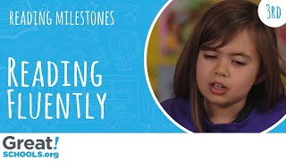 Does your 3rd grader read smoothly like this  Milestones from GreatSchools [upl. by Tnahsin]