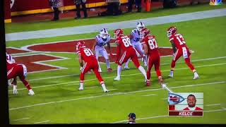 Patrick Mahomes TD shovel pass to Travis Kelce Kansas City Chiefs versus Buffalo Bills￼ SNF [upl. by Htebazil]