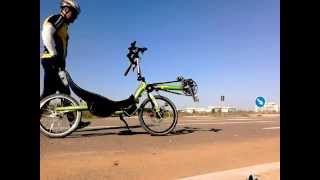 Performer recumbent ride FWD  Shimano Ultegra 6600 2013 Bucharest [upl. by Tnias]