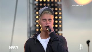 Justin Bieber  Baby acoustic  Live  Fox FMs Hit the Roof [upl. by Giovanni694]