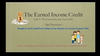 The Earned Income Tax Credit [upl. by Ingaborg]