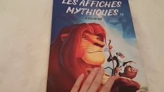 Disney Les affiches mythiques à colorier Tome 2 [upl. by Kato]