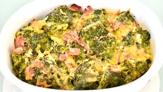 Receta de brócoli facil rápida y super deliciosa brócoli gratinado [upl. by Nnalyrehc]