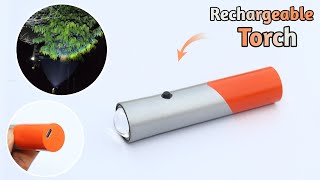 How To Make Super Bright Led Torch Light  How To Make Torch Light At Home  Torch Light [upl. by Dorris]