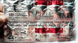 Amoxycillin And Potassium Clavulanate Tablets IP 375 Mg Amoxycillin amp Potassium Tab In Hindi 2023 [upl. by Landan]