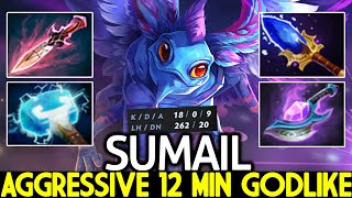 SUMAIL Puck Back to Ranked Aggressive Plays 12 Min Godlike Dota 2 [upl. by Shig940]