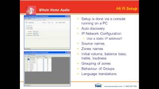 Leviton Security amp Automation HAI Training Part 5 Multi Room Audio [upl. by Reece141]