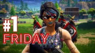 Fortnite montage  “FRIDAY” 916frosty [upl. by Eiddal]