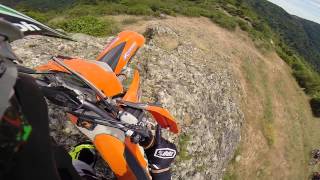 Enduro Franchissement KTM 450  GoPro 3 [upl. by Larkins]