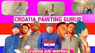 Thrilling Construction Painting Job In Croatia Vlog Video By Govindavlogs83 [upl. by Carisa]