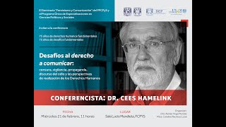 Conferencia 75 años de Derechos Humanos fundamentales Los desafíos del derecho a comunicar [upl. by Ahsienroc563]