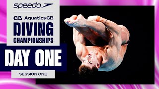 Speedo Aquatics GB Diving Championships 2024  Session One LIVE [upl. by Kenny]