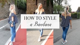 How to wear a BANDANA 6 different ways amp styles [upl. by Stillmann40]