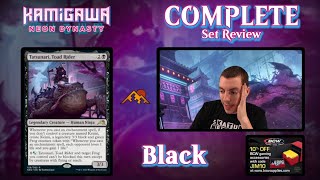 ⚫ Complete Set Review  Kamigawa Neon Dynasty  Black Cards  Constructed And Limited [upl. by Ludovick]