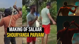 Making Of Salaar Shouryanga Parvam  Prabhas  Prashanth Neel  Prithviraj [upl. by Butler]