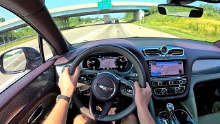 2023 Bentley Bentayga Azure V8 EWB First Edition  POV Test Drive Binaural Audio [upl. by Eenel641]