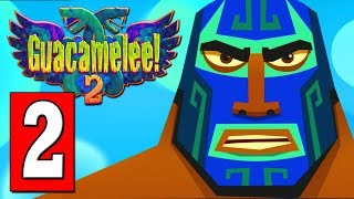 Guacamelee 2 Gameplay Walkthrough Part 2  Get to the Temple de OBsidiana Through the Badlands [upl. by Nairrod]