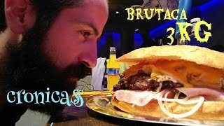 RETO HAMBURGUESA BRUTACA 3KG La revancha en Cronicass Carnívoras con Madelvsfood [upl. by Gnov]