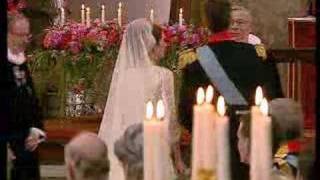 Frederik amp Mary of Denmarks Wedding  Departure from Church [upl. by Borg]