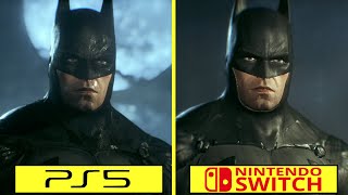 Batman Arkham Knight Nintendo Switch vs PS5 Graphics Comparison Batman Arkham Trilogy [upl. by Lavinia528]