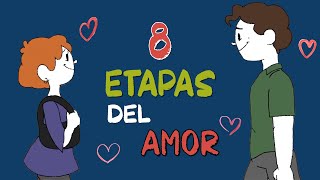 Las 8 ETAPAS de una RELACIÓN ROMÁNTICA [upl. by Kimberlee]