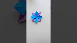 Simple Craft work with Paper DIY paper flowers 🌸shortsfeed wall hanging craft ideasytshortsshorts [upl. by Eunice246]