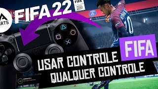 ✅ OK COMO JOGAR FIFA COM CONTROLE DE PS4 no PC PS5 ou GENÉRICO PC [upl. by Edgard]