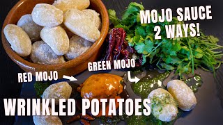 Canary Wrinkly Potatoes with Mojo Picon 2 Ways  EASY TAPAS DISHES  Chef James [upl. by Hinman630]