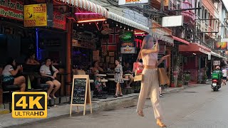 4k pattaya jomtien beach road  soi 7 bars thailand [upl. by Aiden694]